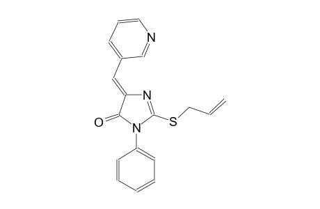 4H-imidazol-4-one, 3,5-dihydro-3-phenyl-2-(2-propenylthio)-5-(3-pyridinylmethylene)-, (5Z)-