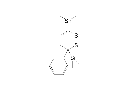 Trimethyl-(3-phenyl-6-trimethylstannyl-4H-1,2-dithiin-3-yl)silane