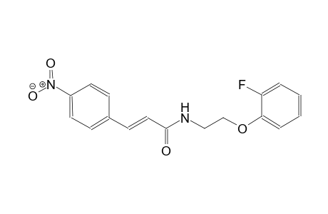 2-propenamide, N-[2-(2-fluorophenoxy)ethyl]-3-(4-nitrophenyl)-, (2E)-