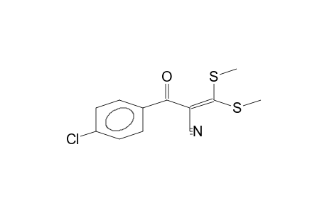 1-(4-Chloro-phenyl)-2-cyano-3,3-bis(methylthio)-prop-2-en-1-one