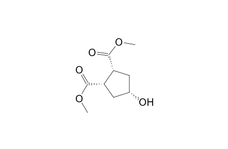 1,2-Cyclopentanedicarboxylic acid, 4-hydroxy-, dimethyl ester, (1.alpha.,2.alpha.,4.alpha.)-