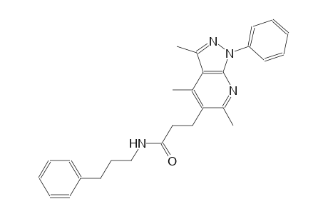 1H-pyrazolo[3,4-b]pyridine-5-propanamide, 3,4,6-trimethyl-1-phenyl-N-(3-phenylpropyl)-