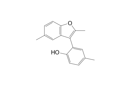 2-(2,5-dimethylbenzofuran-3-yl)-p-cresol