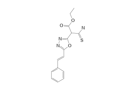 (5-STYRYL-[1,3,4]-OXADIAZOL-2-YL)-THIOCARBAMOYL-ACETIC-ACID-ETHYLESTER