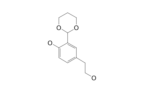 2-(1,3-DIOXAN-2-YL)-4-HYDROXYETHYL-PHENOL