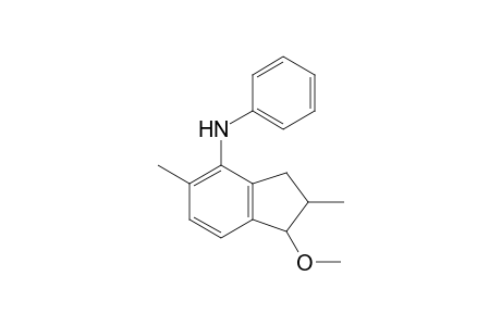 2,5-Dimethyl-1-(methyloxy)-N-phenyl-2,3-dihydro-1H-inden-4-amine