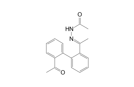 Acetic acid, [1-(2'-acetyl[1,1'-biphenyl]-2-yl)ethylidene]hydrazide