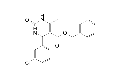 5-pyrimidinecarboxylic acid, 4-(3-chlorophenyl)-1,2,3,4-tetrahydro-6-methyl-2-oxo-, phenylmethyl ester