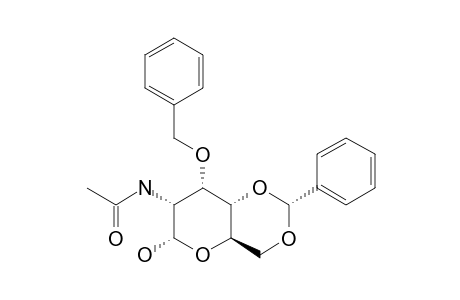 2-ACETAMIDO-3-O-BENZYL-4,6-O-BENZYLIDENE-2-DEOXY-D-ALLOPYRANOSE