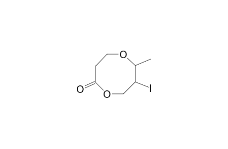 7-iodanyl-6-methyl-1,5-dioxocan-2-one