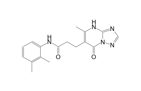 [1,2,4]triazolo[1,5-a]pyrimidine-6-propanamide, N-(2,3-dimethylphenyl)-4,7-dihydro-5-methyl-7-oxo-