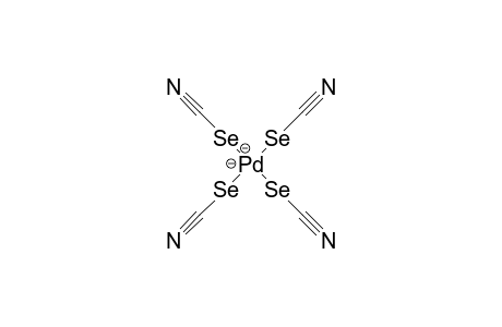 Tetra(selenocyanato)-palladium dianion