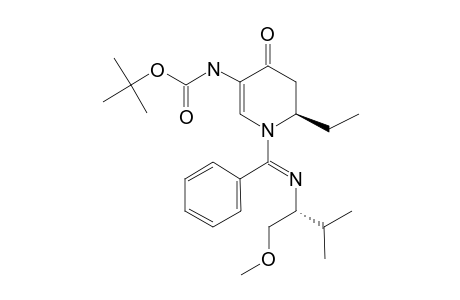 TERT.-BUTYL-(6R)-6-ETHYL-1-[(E)-[[(1S)-1-(METHOXYMETHYL)-2-METHYLPROPYL]-IMINO]-(PHENYL)-METHYL]-4-OXO-1,4,5,6-TETRAHYDROPYRIDIN-3-YLCARBAMATE
