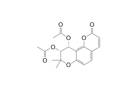(+/-)-CIS-3',4'-DIACETOXY-3',4'-DIHYDROSESELIN