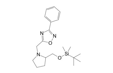 5-[2'-(t-Butyldimethylsilyloxymethyl)pyrrolidin-1'-ylmethyl]-3-phenyl-1,2,4-oxadiazole