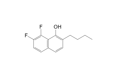 1-Naphthalenol, 2-butyl-7,8-difluoro-