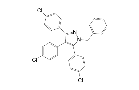 1-Benzyl-3,4,5-tris(4-chlorophenyl)-1H-pyrazole