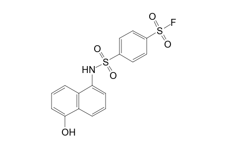 Benzenesulfonyl fluoride, 4-[[(5-hydroxy-1-naphthalenyl)amino]sulfonyl]-
