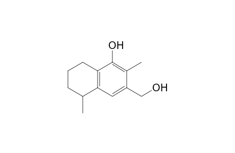 1,6-Dimethyl-5-hydroxy-7-(hydroxymethyl)-1,2,3,4-tetrahydronaphthalene