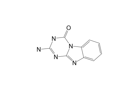 2-AMINO-4-OXO-3,4-DIHYDRO-S-TRIAZINO-[1,2-A]-BENZIMIDAZOLE