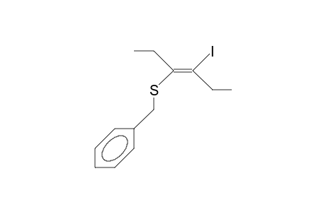 (E)-3-Benzylthio-4-iodo-hex-3-ene