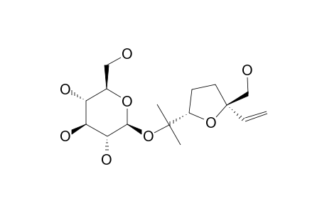 10-HYDROXY-CIS-LINALYL-OXIDE-7-O-BETA-D-GLUCOPYRANOSIDE