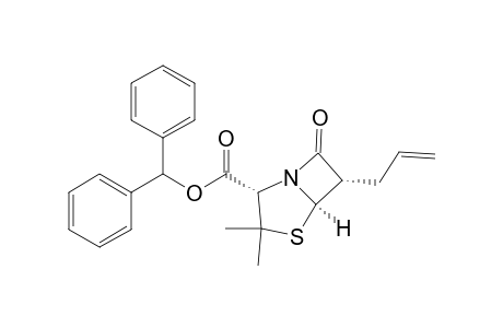 benzhydryl 6.alpha.-allylpenicillanate