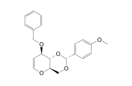 1,5-ANHYDRO-3-O-BENZYL-2-DEOXY-4,6-O-(4-METHOXYBENZYLIDENE)-D-ARABINO-HEX-1-ENITOL
