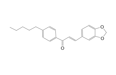 (2E)-3-(1,3-benzodioxol-5-yl)-1-(4-pentylphenyl)-2-propen-1-one