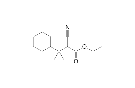 Ethyl 2-cyano-3-cyclohexyl-3-methylbutanoate