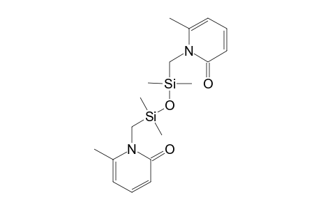 1,1,3,3-TETRAMETHYL-1,3-BIS-(6-METHYL-2-OXO-1,2-DIHYDRO-1-PYRIDYLMETHYL)-DISILOXANE
