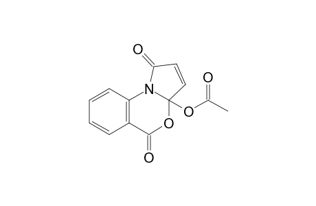 3a-hydroxy-5H-pyrrolo[1,2-a][3,1]benzoxazine-1,5(3aH)-dione, acetate