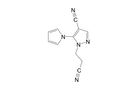 4-cyano-5-(pyrrol-1-yl)pyrazole-1-propionitrile