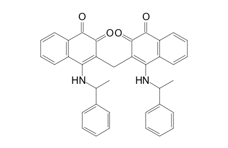 3,3'-Methylene-bis[4"-(.alpha.-methylbenzylamino)-1",2"-naphthalenedione]