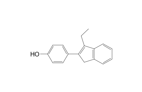 4-(3-Ethyl-1H-inden-2-yl)phenol