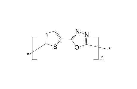 Poly[Thienylene(2,5)-alt-1,3,5-oxadiazolylene(2,5)]