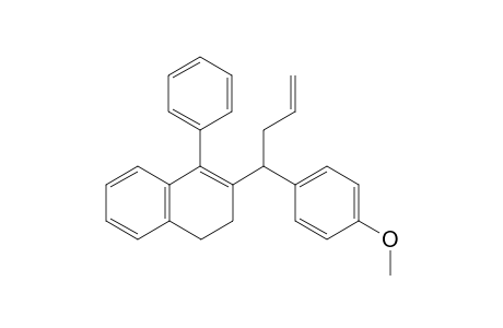 3-(1-(4-Methoxyphenyl)but-3-en-1-yl)-4-phenyl-1,2-dihydronaphthalene