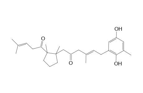(4E)-6-(2,5-Dihydroxy-3-methylphenyl)-1-[1,2-dimethyl-2-(4-methyl-3-pentenoyl)cyclopentyl]-4-methyl-4-hexen-2-one
