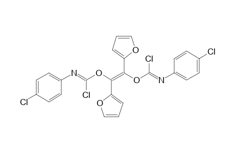 (E)-1,2-Di(2-furyl)vinylene bis[N-(4-chlorophenyl)chloroformimidate]