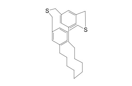 18,27-Dithia-[10.3.3]-(1,3,5)cyclophane