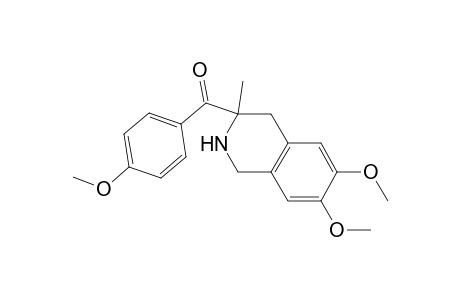 Methanone, (4-methoxyphenyl)(1,2,3,4-tetrahydro-6,7-dimethoxy-3-methyl-3-isoquin olinyl)-