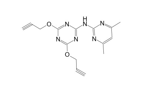 1,3,5-triazin-2-amine, N-(4,6-dimethyl-2-pyrimidinyl)-4,6-bis(2-propynyloxy)-