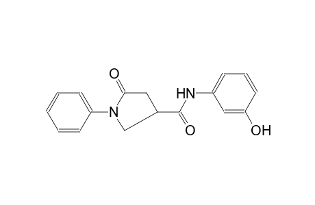 Pyrrolidine-3-carboxamide, N-(3-hydroxyphenyl)-5-oxo-1-phenyl-