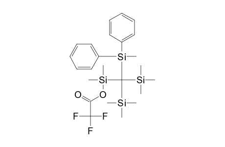 (Dimethyltrifluoroacetoxysilyl)(methyldiphenylsily)bis(trimethylsilyl)methane