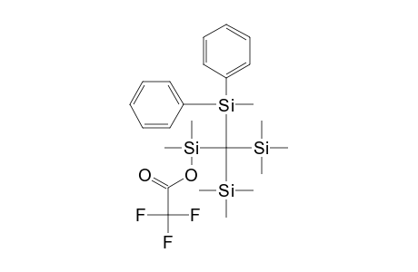 (Dimethyltrifluoroacetoxysilyl)(methyldiphenylsily)bis(trimethylsilyl)methane