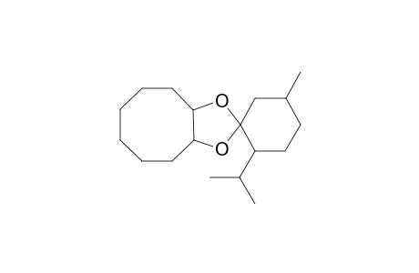 Spiro[cyclohexane-1,2'-cycloocta[1,3]dioxole], octahydro-5-methyl-2-(1-methylethyl)-, stereoisomer
