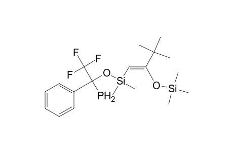 [2,2-Dimethyl-1-(trimethylsiloxy) propylidene]-[ phenyl(trifluoromethyl)(trimethylsiloxy)methyl] phosphane