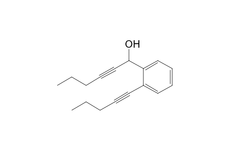 1-(2-pent-1-ynylphenyl)-2-hexyn-1-ol