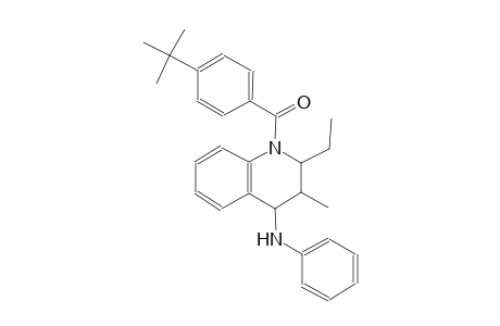 N-[1-(4-tert-butylbenzoyl)-2-ethyl-3-methyl-1,2,3,4-tetrahydro-4-quinolinyl]-N-phenylamine