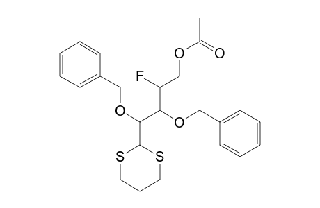 5-O-ACETYL-2,3-DI-O-BENZYL-4-DEOXY-4-FLUORO-L-RIBOSE_PROPANE_1,3-DIYL_DITHIOACETAL
